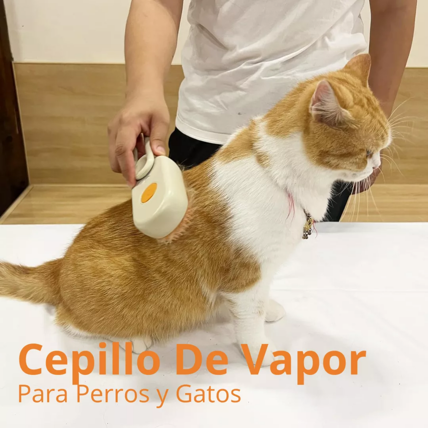 SteamPet™ – Cepillo a Vapor para Pelo y Suciedad Difícil